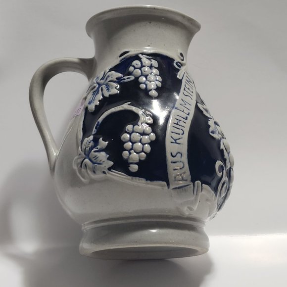 Ceramic Pottery Trink Edlen Wein Aus Kuhlem Stein Pitcher - Picture 3 of 4
